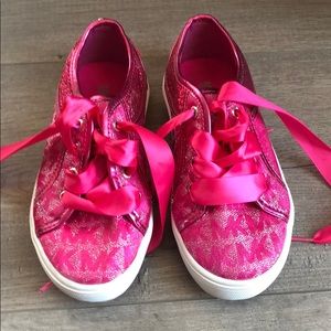 Michael Kors pink sneakers